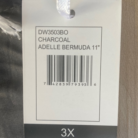 Dash Cargo Short adjustable leg ties charcoal gray comfee flex knit waist 3X - Picture 13 of 17